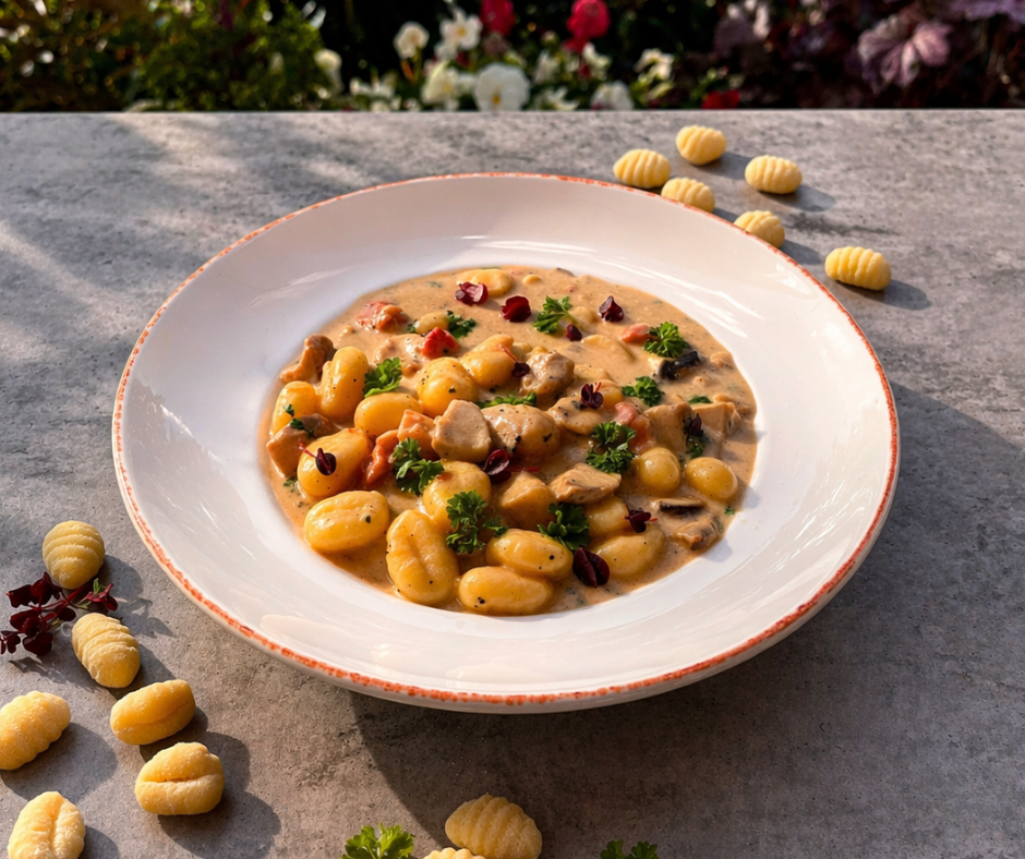 Crema di Porcini e Salsiccia